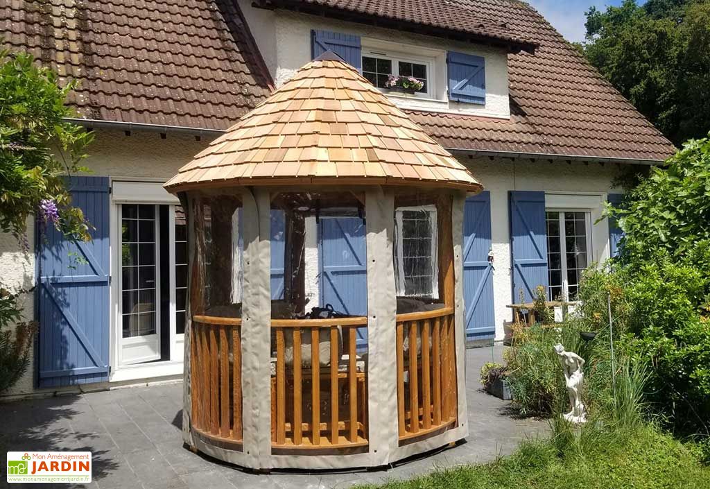 Kiosque De Jardin En Bois Trait M Bora Garden Pavilions