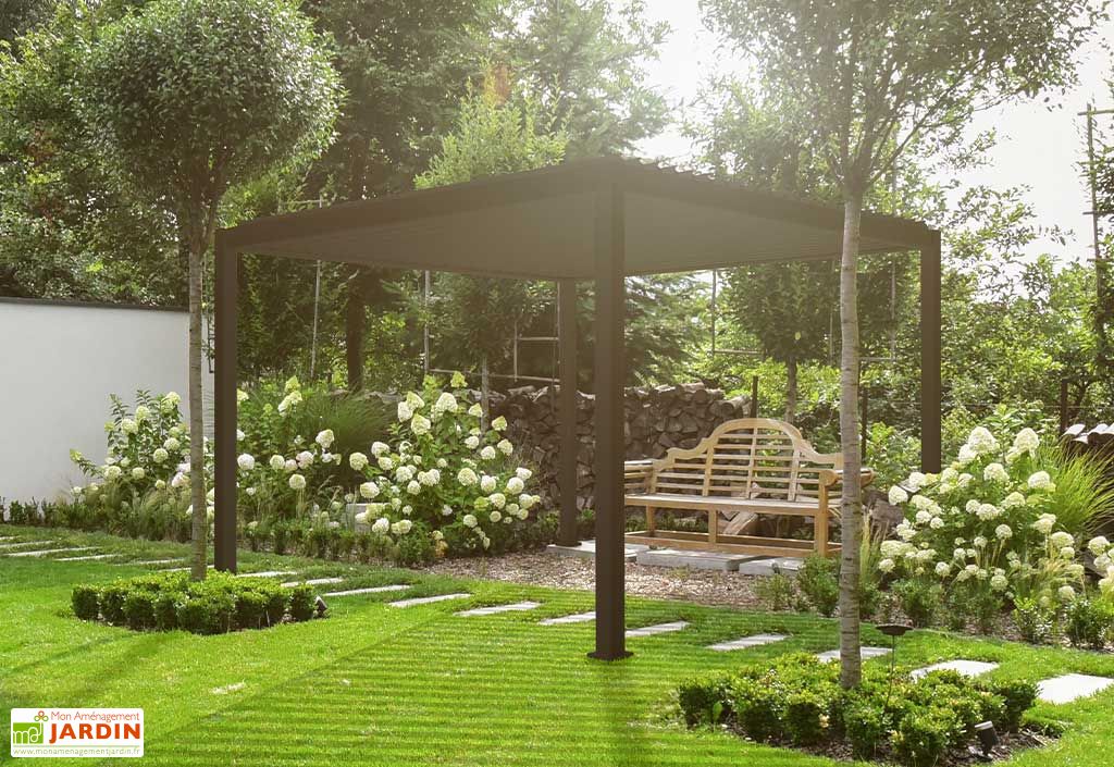 Industriel Brouiller Gratteciel Pergola Mon Amenagement Jardin