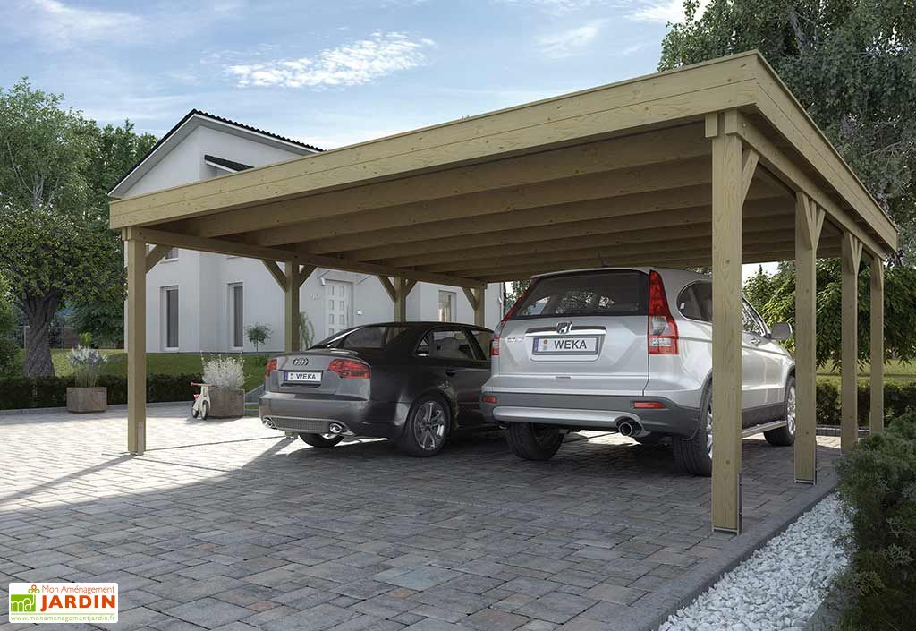 Carport Master Duo XL 6x6 Abri Garage Master Duo XL Weka