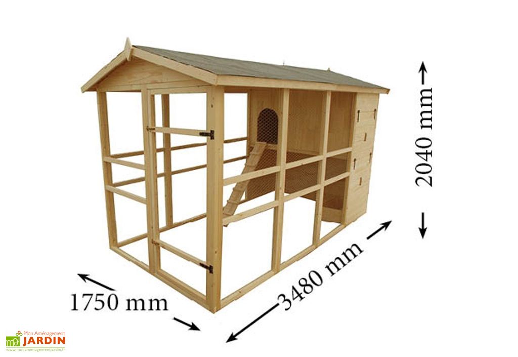 Poulailler En Bois Free Zooprimus Poulailler En Bois Pour Jardin