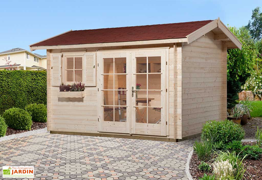 Abri De Jardin En Bois D’épicéa Brut 163 T3 - 9,50 M² - Weka