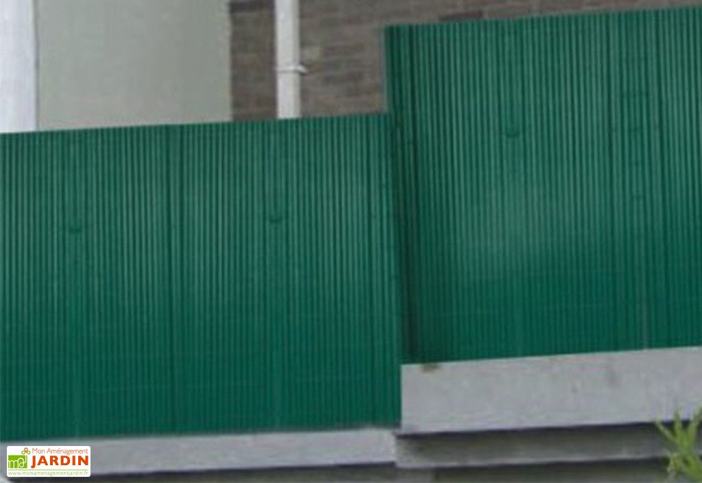 Canisse PVC Noyer double face 1m80 x 2m50 - Jardin Couvert