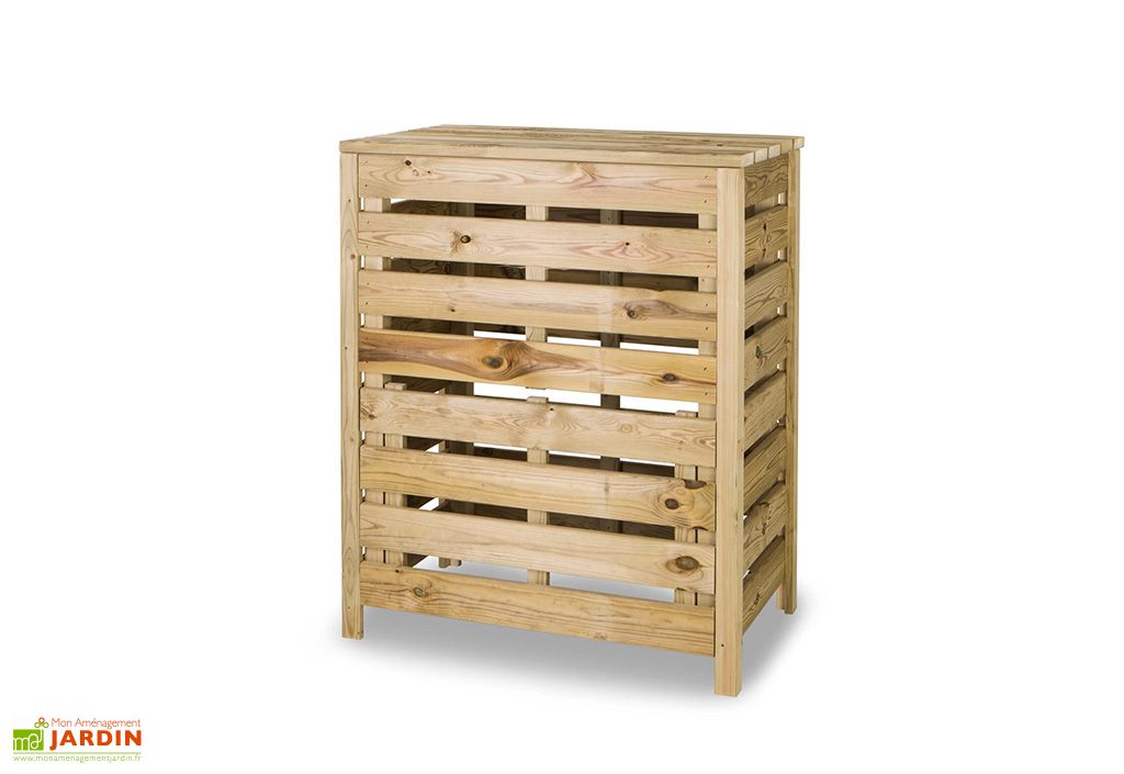 Composteur en bois à accès direct
