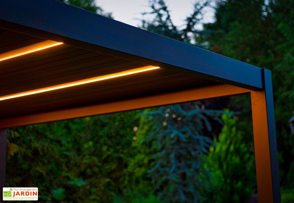 Kit Éclairage à LED Pergola 15m – 3 côtés - Atout Fermetures