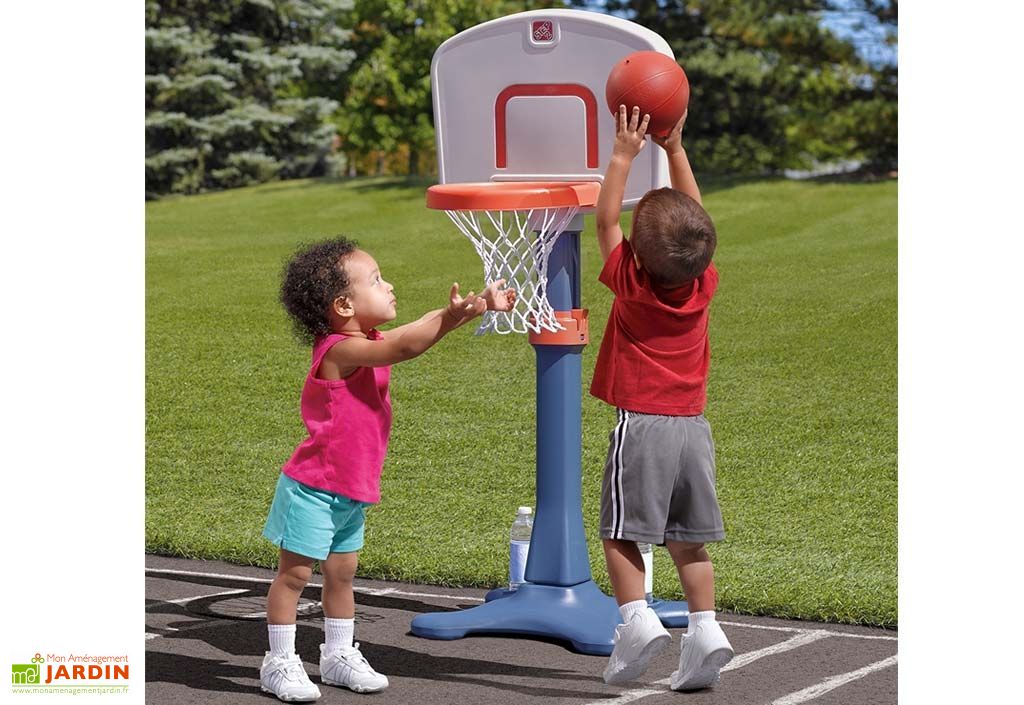 Jouer en famille panier Basketball enfant sur support réglable