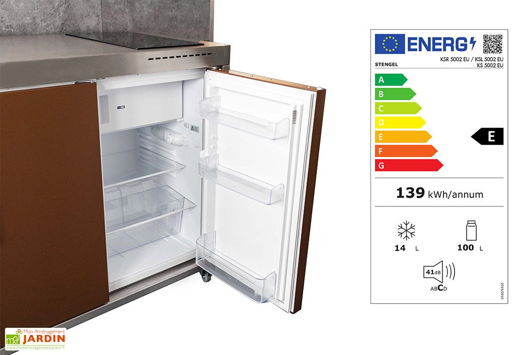 Cuisine extérieure avec réfrigérateur et évier – MO 120 A - Stengel