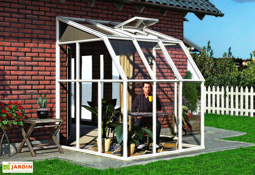 V Randa Pvc En Kit Polycarbonate Et Verre Sunroom X M Canopia