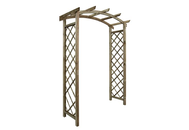 Arche de jardin en bois de pin traité – 130 x 221 cm