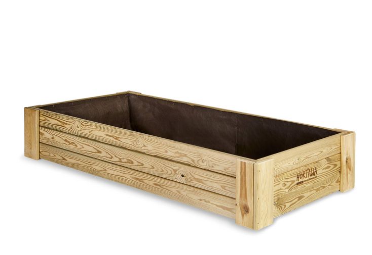Balcomposteur - Potager en bois avec composteur intégré, vente au