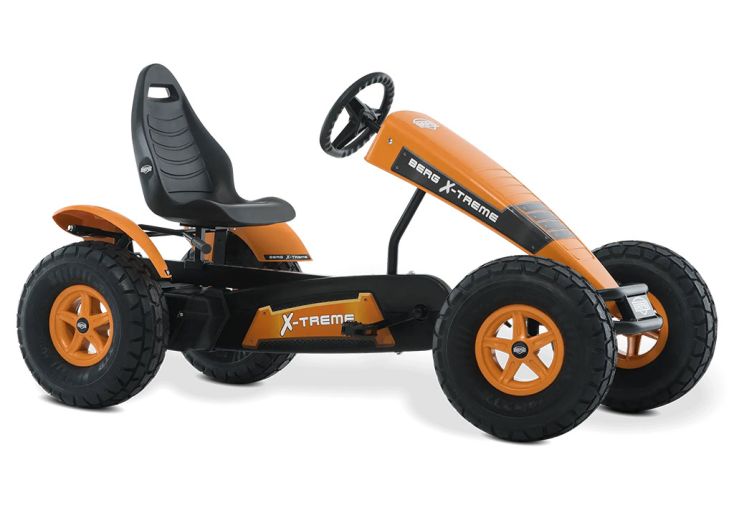 Kart à pédales Berg XL X-Treme BFR orange + 1 gyrophare offert