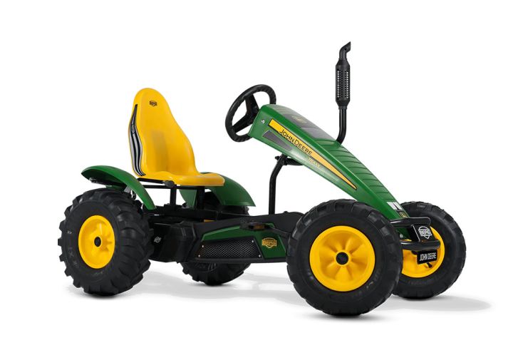 Kart à pédales électrique BERG XXL John Deere E-BFR + 1 gyrophare offert