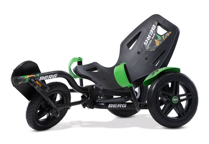 Kart à pédales Berg Street-X Venom noir et vert