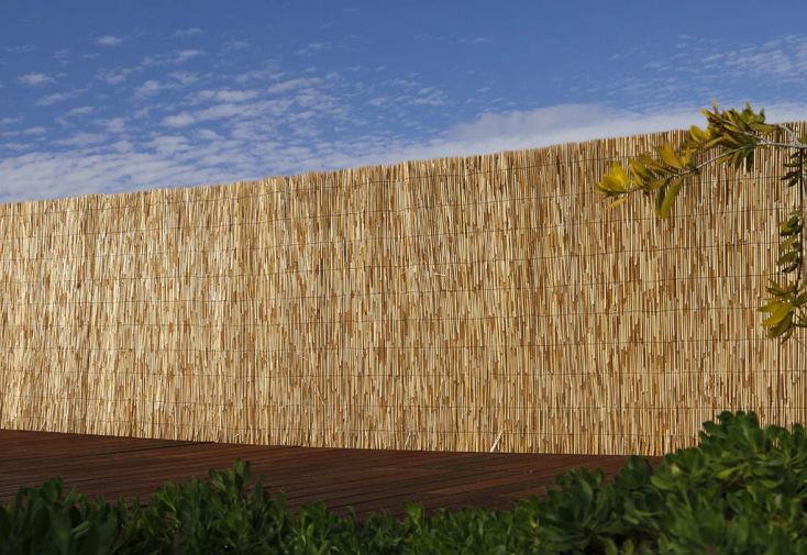 Clôture Osier Naturel - Haut de gamme - Jardin/Canisse bambou
