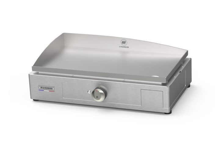 Plancha électrique en inox Le Marquier 2 kW – 57 x 34 cm