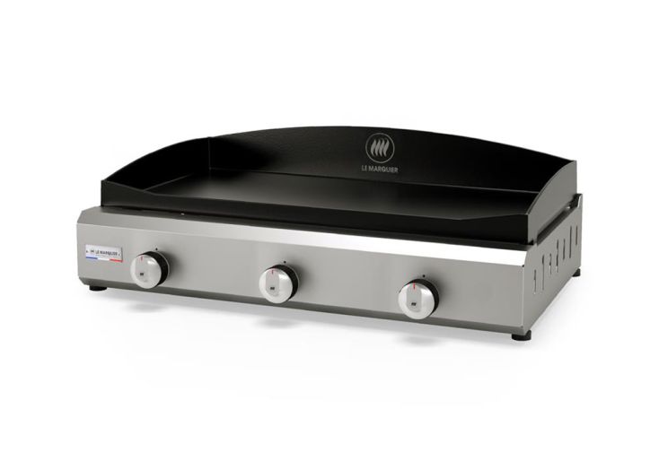 Plancha à gaz Le Marquier Amalia inox 6,9 kW – 75 x 40 cm