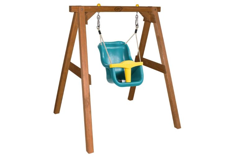 Playtive Balançoire en bois pour bébé, avec siège de s…