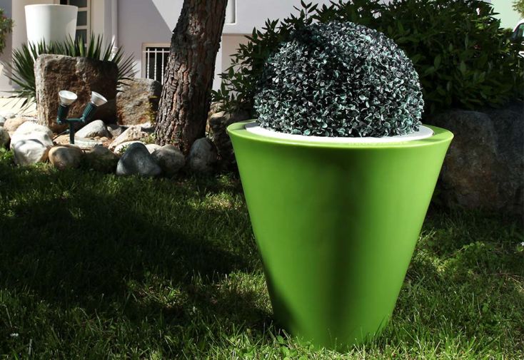 Pot de Fleurs plastique recyclable - Vase - ATECH