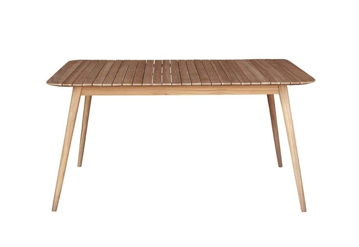 Table de jardin en teck 6 places Naples – 150 x 90 cm