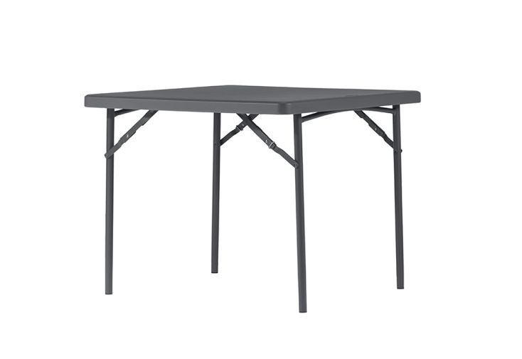 Table pliante carrée en PEHD XXL 90 – 91 x 91 x 74 cm