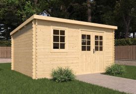 Abri de jardin moderne en bois