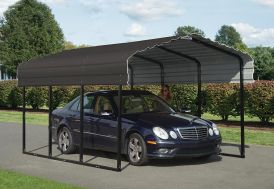 Carport en acier et toiture acier galvanisé Shelter Logic 14 m²