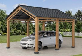 Carport en bois Sunjoy Korab