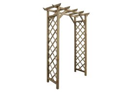 Arche de jardin en bois de pin Solid