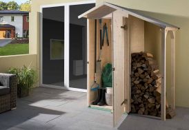 Armoire de jardin en résine effet bois - 2,1 m² - Lifetime