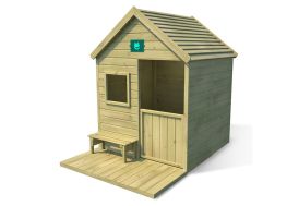 Cabane enfant en bois traité autoclave Soulet Heidi avec banc