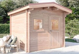 Abri de jardin en bois Douglas brut Rivoire