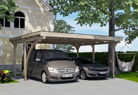 Carport 1 voiture en bois traité 15,47 m² Jean - Forest Style