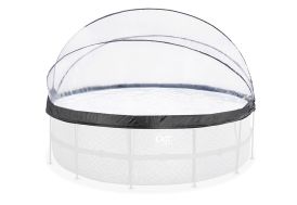 Dôme de protection en PVC transparent pour piscine ronde