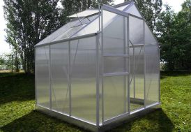 Serre de jardin en polycarbonate simple paroi CANOPIA BY PALRAM Oasis 4m²