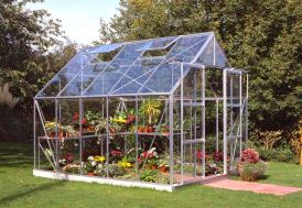 Serre de jardin en aluminium et verre trempé Magnum 108 Halls