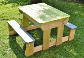 Table de pique-nique pour enfant en bois Wendi Toys