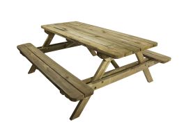 Table de pique-nique en bois Solid