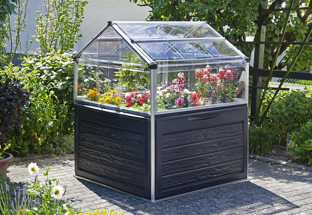 Mini Serre de Jardin en Aluminium et Polycarbonate Plant Inn (118 x 118 cm)