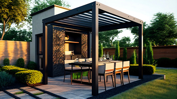 choisir petite pergola bioclimatique